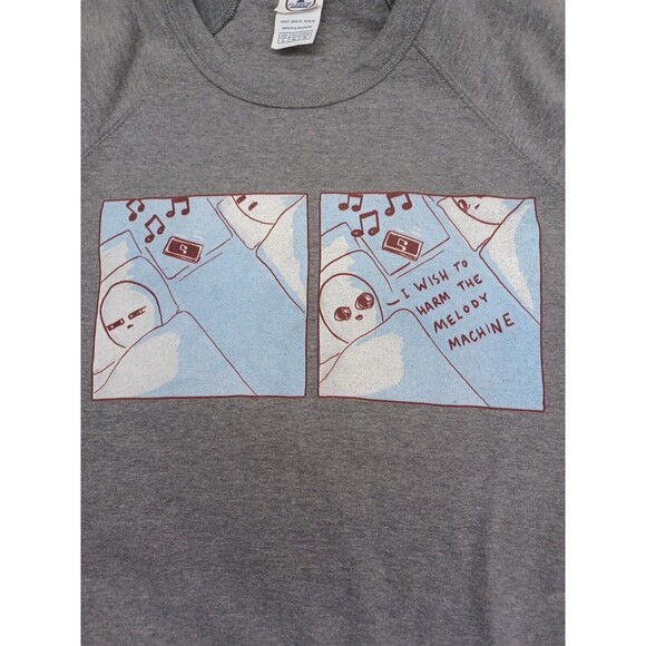 Lot Of 2 Mens Strange Planet T-Shirts Black & Gray Sz L - Picture 4 of 8